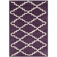thumbnail image 2 of SAFAVIEH Chatham Howard Geometric Wool Area Rug, Purple/Ivory, 7' x 7' Square, 2 of 10