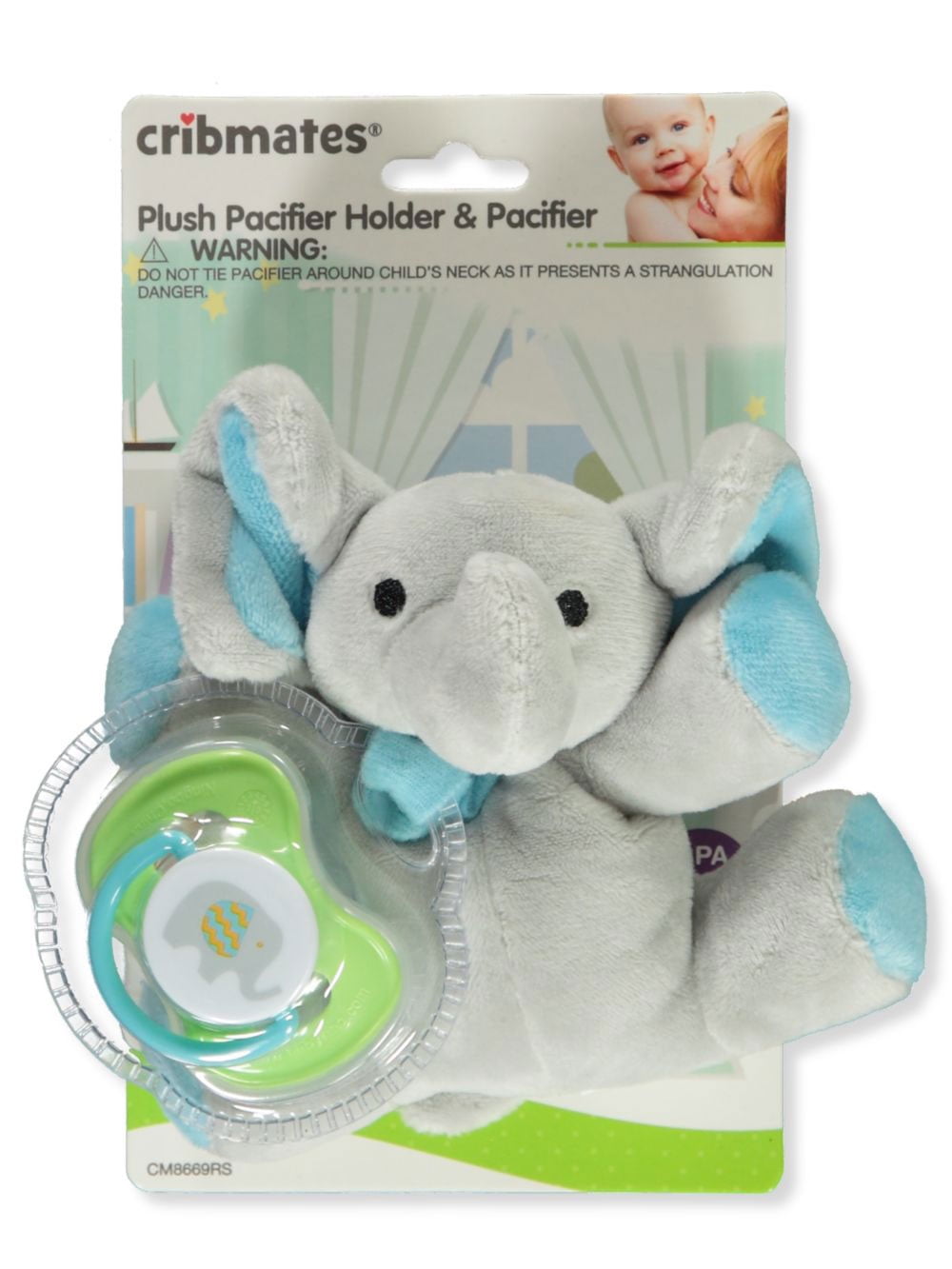 Chicco Pocket Buddies Elephant Natural Fit Pacifier Holder for sale online