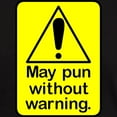 thumbnail image 3 of CafePress - Pun Warning Dark T Shirt - Men's Classic Graphic Cotton T-Shirt, 3 of 4