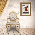 thumbnail image 3 of Eastman, Ruth 25x32 Gold Ornate Wood Framed with Double Matting Museum Art Print Titled - Motor Magazine - Cover Image, 3 of 4
