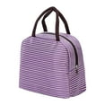 thumbnail image 2 of Lonchera, Bento Boxes, Bento a Rayas, Bolsa Térmica, Bolsa de Cosméticos, Bolsa de Hielo, Bolsa de Viaje para Picnic al Aire Libre, Paquete para Mujeres, 2 of 4