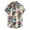 Gold, variant on Men'sHawaiian Shirts Tropical Summer Floral Printed Short Sleeve Button Down Shirts Neon Mens Beach Shirts