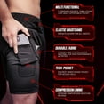 thumbnail image 3 of ST Hybrid Shorts with Compression Inseam, 3 of 10