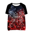 thumbnail image 3 of MAIHAN 250 Years America Shirt Women Patriotic T-Shirt 250 Years Independence Tee Crew Neck Short Sleeve Summer T-Shirt Plus Size T Shirts for Women, 3 of 3