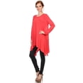 thumbnail image 3 of Women's Trendy Style Long Sleeves Solid Tunic Top, 3 of 4
