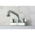 thumbnail image 2 of Kingston Brass KB471 Laundry Tray Faucet, Polished Chrome, 2 of 5
