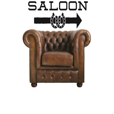 Custom Decals Saloon Western Bar Cowboy Cowgirl Home 10x20