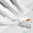 thumbnail image 3 of Juego de pinzas Honoson de acero inoxidable con lupa, 8 unidades, 3 of 7