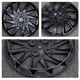 thumbnail image 4 of IDEANATEGRATE 2Ud Cubiertas Decorativas Para De Automóvil Negras Resistentes Y Fáciles De Instalar, 4 of 8