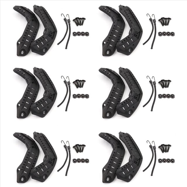 12X para Accesorios de Riel de Casco FAST DIY Multifuncional para Equipo de Protección Accesorios de Riel de Casco Portátil Arc, C1