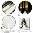 thumbnail image 3 of Designart Black And Gold Cubic Expression V Canvas Wall Art, 3 of 5
