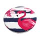 thumbnail image 1 of Balery Pink Flamingos Fundas de asiento para taburete de bar redondo de tela de terciopelo ajustables que protegen de arañazos y manchas para sillas de 14 a 17 pulgadas.-13 inch, 1 of 7