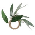 thumbnail image 2 of Anillo de servilleta verde, soporte para servilletas, centros de mesa, primavera, servilleta rústica, hebilla, manualidades para Hotel, banquete, Estilo A 49 cm x 153 cm BLESIY Titular de anillo de servilleta, 2 of 8