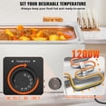 thumbnail image 3 of VEVOR Commercial Electric Food Warmer Countertop Buffet 19Qt 1200W Bain Marie, 3 of 9