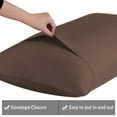 thumbnail image 5 of Unique Bargains 6 Piece Breathable Egyptian Cotton Pillow Case Cover Brown Standard, 5 of 8