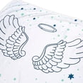 thumbnail image 3 of Manta suave para fotos mensuales del bebé con diseño de alas - Regalo perfecto para baby shower y recuerdos del primer año (70x102cm), 3 of 6