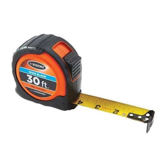 Keson 30 ft Tape Measures, 1 3/16 in Blade PG1830WIDEV
