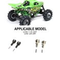thumbnail image 2 of Taza diferencial Vogacara RCGOFFLOW a prueba de golpes para 1/8 LOSI LMT Monster Trucks RC modelo Plata, 2 of 6