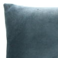 thumbnail image 2 of Jordan Manufacturing 20" x 14" Turkish Blue Solid Rectangular Tufted Decorative Lumbar Throw Pillow with Fabric Button, 2 of 4