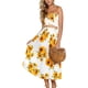 thumbnail image 1 of Blusa floral para mujer, vestido de traje con falda larga, 1 of 7