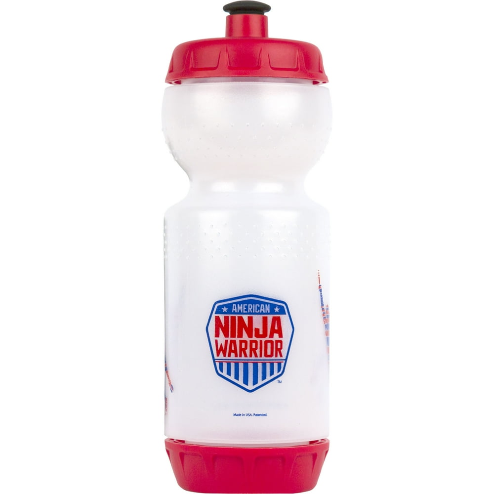 American Ninja Warrior Ninja Water Bottle Red