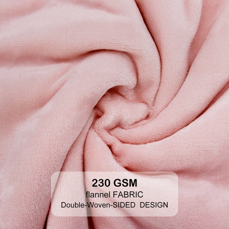 Pink Thick Blanket Couch Blankets Fuzzy, Warm, Cozy, Thick for Camping Bed  Throw Size 47In x 59In