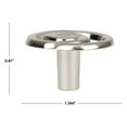 thumbnail image 5 of Mainstays 1-1/3" (34mm) Swirl Cabinet Knob, Satin Nickel, 2 Pack, 5 of 8