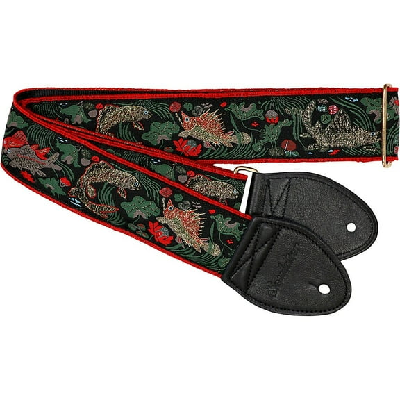 Souldier Koi Guitar Strap Black 2 in.