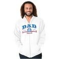 thumbnail image 5 of Fathers Day Commander in Chief Dad Zip Hoodie Sweatshirt Men Brisco Brands L, 5 of 6