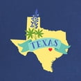 thumbnail image 2 of CafePress - Texas State Outline Bluebonnet Flower Maternity T - Maternity Dark T-Shirt, 2 of 3