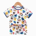 thumbnail image 4 of kaprioy Toddler Boy Clothes Toddler Kids Boys Girls 12 18 24 Months 2T 3T 4T 5T 6T 7T 8T 9T Cartoon Animals Sleepwear Pajamas 2pcs Pjs Set, 4 of 4