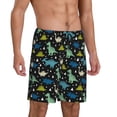 thumbnail image 5 of KLL Dinosaur for Men's 1-Pack Shorts,Sleep Pajama Shorts for Men Soft Pj Shorts Men's Pajama Bottoms Sleepwear -Large, 5 of 7
