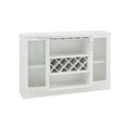thumbnail image 3 of Home Source Jill Zarin White Bar Cabinet with Gold Accent Handles, 3 of 7