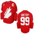thumbnail image 1 of Gretzky Chandail de Hockey No 99 Rouge Feuilles d'Érable Vêtements de Hockey Grande Taille Vêtements de Performance Extérieure Vêtements Rétro de Balle, 1 of 5