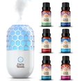 GuruNanda Aromatherapy Diffuser & 6 Signature Blend Essential
