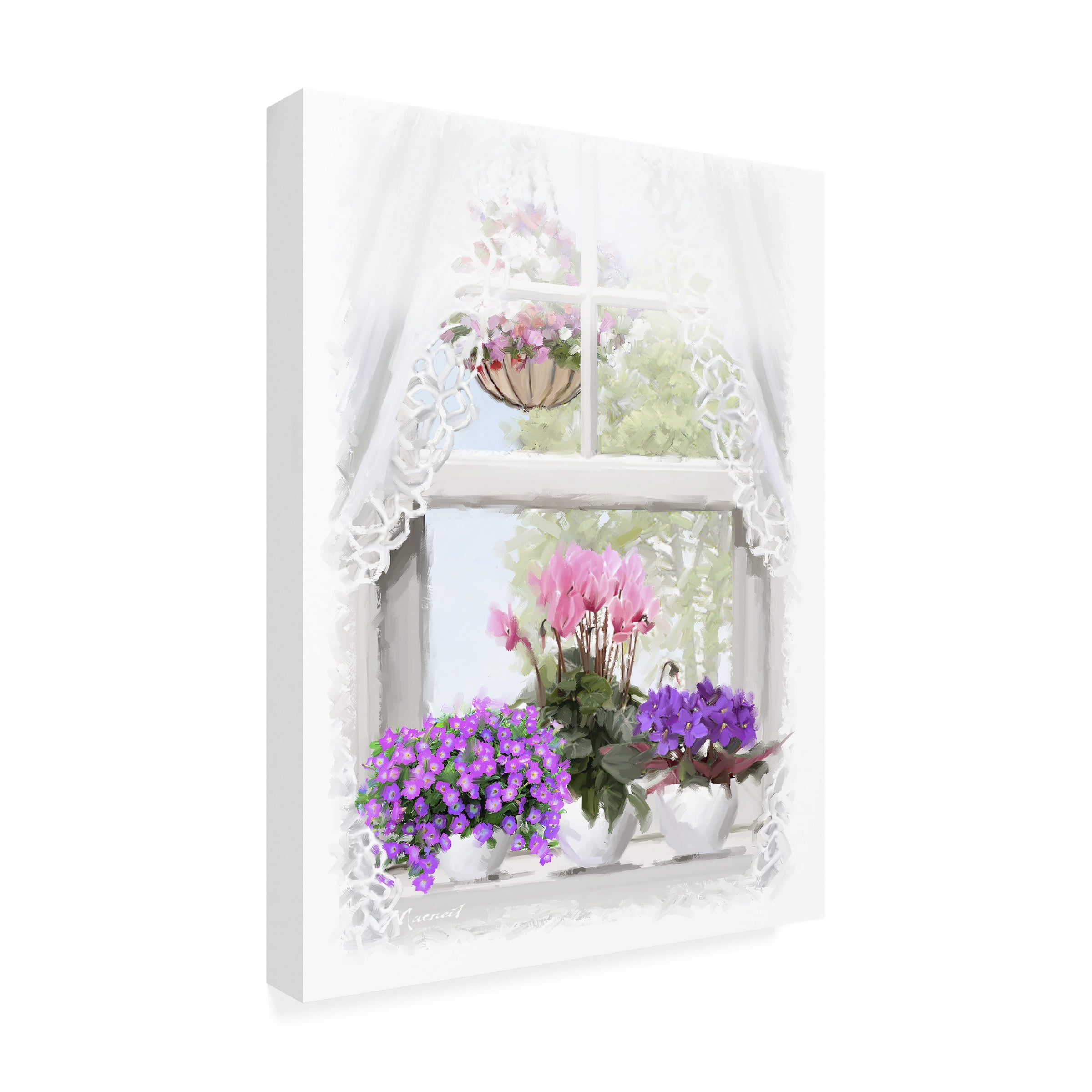 The Macneil Studio 'Window Flowers' Canvas Art
