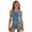 sw1-Blue, variant on Girl Tankini Swimsuits with Shorts Girl Swim Top Size 5 Tropical Print Two Piece Bathing Suit Adjustable Straps Padded Swimwear, Size 15-16 Years,Green#1