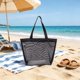 thumbnail image 5 of Bolso de Malla para La Playa y Viajes: Bolso de Compras Ligero y Plegable con Correa para El Hombro, Ideal para La Compra, El Gimnasio y El Uso Diario., 5 of 6