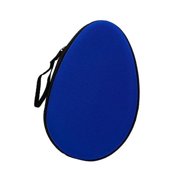 Estuche para raquetas de tenis de mesa profesional Ligero Sostiene 2 raquetas Estuche de almacenamiento impermeable de calabaza dura Bolsa de paleta azul Sunnimix Caso de ping pong