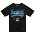 thumbnail image 2 of Men's Mitchell & Ness  Black Minnesota Timberwolves Worldwide Collection Glow Up T-Shirt, 2 of 3