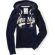 thumbnail image 1 of Aeropostale - Sudadera con capucha y cremallera para mujer Aero Ny 87, azul, pequeña, 1 of 1