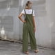 thumbnail image 4 of Mono con tirantes largos, pantalones con tirantes, mono con tirantes sin mangas de Color puro, pantalones con tirantes para mujer, solución innovadora, 4 of 6