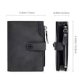 thumbnail image 3 of LOUEBICA Wallet for Men Large Capacity Leather RFID Blocking Trifold Wallet with 2 ID Windows and 15 Card Holders, 3 of 7