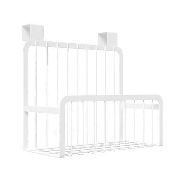 Basket With Hook Grid Storage Basket Hang It Behind A Door Or On A Railing Over The Cabinet Door Grid for Bathroom Kitchen