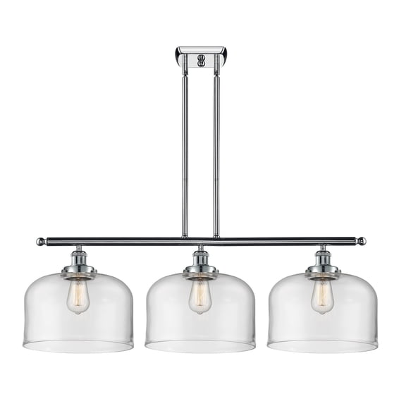 Innovations 916-3I-PC-G72-L-LED Three Light Island Pendant from Ballston collection 8.00 inches