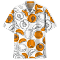 thumbnail image 3 of Camisas hawaianas con estampado de limón para hombre, blusa con botones de manga corta y estampado 3D de frutas tropicales, camisa hawaiana de solapa de gran tamaño, 3 of 5