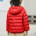thumbnail image 4 of zbxnLI Kids Winter Coats Boys Girls Lightweight Puffer Jacket Warm Hooded Outerwear Coat with Pockets, 4 of 8
