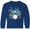 Royal Blue, variant on Inktastic Cute Blue Octopus Drumming Long Sleeve Youth T-Shirt