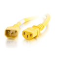 thumbnail image 1 of Cordon d'Alimentation 10 Pi 14AWG - IEC320C14 à IEC320C13 - Jaune, 1 of 1