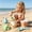 Pink, variant on Beach Toys for Ages 4-8, Ocean Beach Toys, Collapsible Beach Toys, Collapsible Sand Bucket and Shovels Set, Sandbox Travel Toys Beach Vacation Essentials, Camping Gear, Fishing